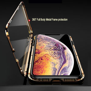 360 Della Cassa Del Telefono magnetico per Samsung <span class=keywords><strong>S20</strong></span> Più Nota 10 Pro 8 9 Doppia Cassa In Vetro Temperato per Samsung Galaxy s10 Più S8 S9 S10E