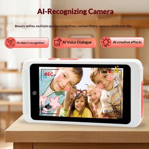 Nuova Fotocamera AI Transfrontaliera per Scattare <span class=keywords><strong>Foto</strong></span>, Riconoscere Oggetti, Selfie HD, Fotocamera Digitale per Studenti, Feste e Bambini - Product Image 5