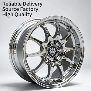 Ruedas FLowtone de 15 Pulgadas, Cromadas, 4x100/114.3, Multirradio, Aleación Ligera, para Autos de Pasajeros, Repuesto, Llantas, Rines - Product Image 1