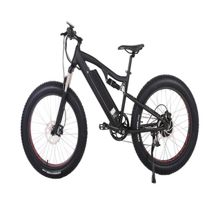 Bicicleta Eléctrica con Motor en el Buje Trasero de 1000W, Batería de Litio de 48V, Largo Alcance, Neumáticos Anchos, Suspensión Completa, QD-ATV03-A, Potente Bicicleta Todoterreno - Product Image 1