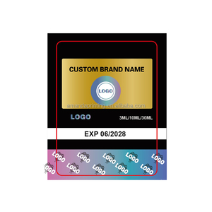 Wrd 67 10x3ml lọ nhựa khay chai thủy tinh bao bì lọ nhãn dán 3ml 10ml lọ Nhãn dán nhãn - Product Image 4