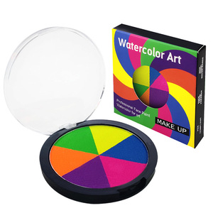 Peinture pour le visage et le corps à base d'eau, néon, 6 couleurs, non toxique, sans danger pour les <span class=keywords><strong>enfants</strong></span>, pour <span class=keywords><strong>Halloween</strong></span>, <span class=keywords><strong>maquillage</strong></span> cosplay - Product Image 1