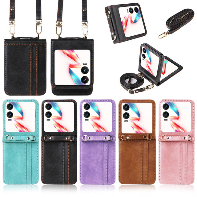 Best Selling PU Leather Wallet Card Holder Case For Tecno Phantom V Flip 2
