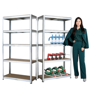 5 Tiers Boltless Storage Racking Garage Shelving Shelves Unit Stacking Racks