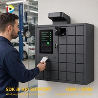 Armoire à clés RFID NFC pour l'accès autorisé aux véhicules et la surveillance en temps réel de l'état des casiers