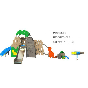 Trung Quốc Nhà Máy Customized LED <span class=keywords><strong>Slide</strong></span> Ống Thép Không Gỉ Trượt Với Cửa Sổ Trong Suốt Cho Sân Chơi - Product Image 4