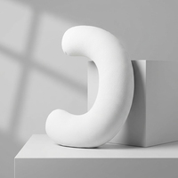 Oreiller corporel chauffant électrique en mousse à mémoire de forme en forme de croissant de lune pour adultes enceintes et dormeurs sur le côté - Soutien pour la maternité et l'allaitement
