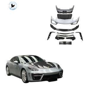 สําหรับ 2017-2024 <span class=keywords><strong>Porsche</strong></span> <span class=keywords><strong>Panamera</strong></span> <span class=keywords><strong>4S</strong></span> 971 คาร์บอนไฟเบอร์ด้านหน้าLipด้านหลังDiffuser Hood Body Kitสําหรับ<span class=keywords><strong>Panamera</strong></span> GTS TurboกันชนBodykit - Product Image 1