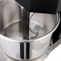 Mélangeur à pâte commercial PF 10L 750W 110V/220V à faible bruit pour boulangerie, pizzeria, pâtisserie