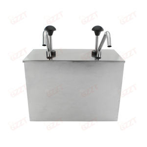 Dispensador de Salsa Manual de Acero Inoxidable, Profesional, <span class=keywords><strong>Comercial</strong></span>, 3.5L*2, para Aceite, Salsa de Ostras, Chili, Tomate, Mermelada, Estilo McDonald's - Product Image 2