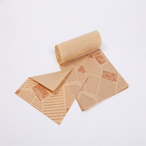 Tùy chỉnh kích thước và mô hình được chấp nhận chất lượng cao cấp thực phẩm không thấm mỡ giấy và Burger giấy gói trong CuộN - Product Image 6