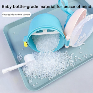 Distributeur <span class=keywords><strong>de</strong></span> <span class=keywords><strong>lait</strong></span> en poudre portable, conteneur <span class=keywords><strong>de</strong></span> préparation pour bébé à 3 couches sans BPA avec couvercle hermétique, design pratique pour les voyages, pour l'alimentation des nourrissons - Product Image 6