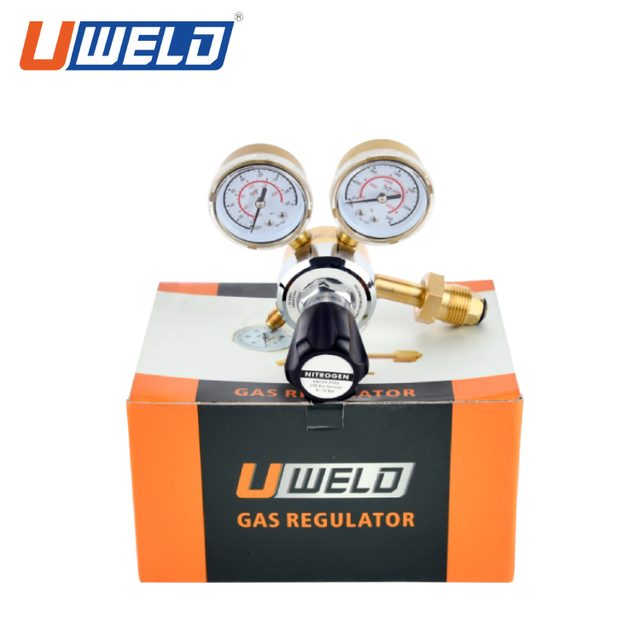 UWELD High Pressure Regulator Nitrogen Cylinder Regulator Nitrogen Gas Regulator With CGA580 Connection
