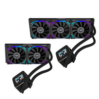 LOVINGCOOL OEM 240 Aio Ventilateur de refroidissement de processeur à eau avec écran d'affichage Refroidisseur de processeur pour PC de jeu INTEL LGA115X/1200/1700/1366/2011/2066