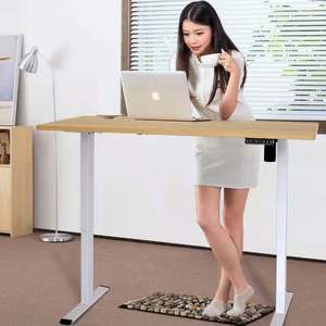 Design moderne Bureau assis-debout réglable en hauteur Cadre en métal noir avec port USB Bureau électronique - Product Image 2