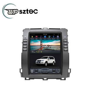 Centre multimédia de voiture 10.4 pouces Android 9.0 lecteur de Navigation Gps multimédia pour <span class=keywords><strong>Toyota</strong></span> Prado GX 470 <span class=keywords><strong>120</strong></span> 2002-2009 4gb + 64gb - Product Image 1