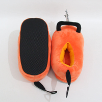 Pochita Plush Chainsaw Dog Demon Slippers Warm Anime Cotton Slippers for Men and Women for Autumn Winter