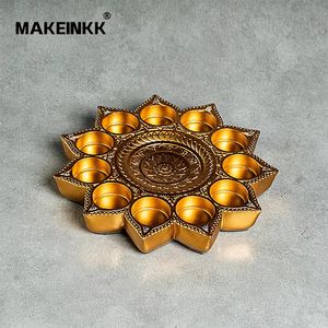 Светодиодные лампы-дия в форме лотоса для декора, товары для Дивали - Product Image 2