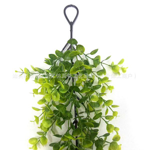 Artificial <b>Eucalyptus</b> Vine Wall Hanging Plant With Red Berries Plastic Decor 30cm-100cm Bouquet Style - Product Image 4
