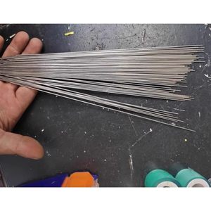 DOSHXI Tiges en acier inoxydable 1000 mm 1,1 à 2 mm Fils d'acier durs droits pour usage industriel - Product Image 4