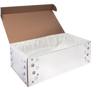 Le cercueil <span class=keywords><strong>pour</strong></span> animaux de compagnie de pont arc-<span class=keywords><strong>en</strong></span>-ciel écologique <span class=keywords><strong>en</strong></span> <span class=keywords><strong>carton</strong></span> peut contenir des animaux pesant de 10 à 25 livres <span class=keywords><strong>pour</strong></span> le transport funéraire ou la <span class=keywords><strong>crémation</strong></span> - Product Image 2