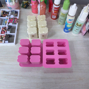 Nuevas Ideas, Molde de Silicona Rectangular Hecho a Mano con 6 Cavidades para Jabón/Helado/Cubitos de Hielo/Jabón para Bebés/Pasteles, Precio de Fábrica - Product Image 2