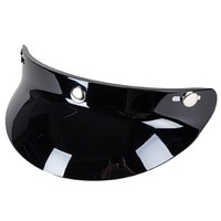 Helm Sepeda Motor Vintage PC, Pelindung Visor Warna-warni Universal, Ukuran Bebas A350