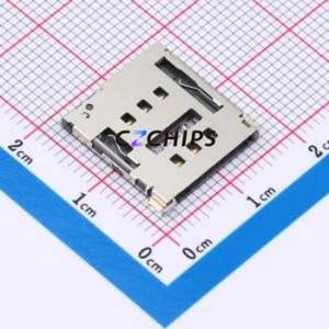 HYCW229-SIM06-150B SIM Card Connector SMD Connector Card Tray Type Nano SIM Card Card Holder No Card Detection - Product Image 1
