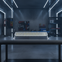 Barre lumineuse LED super lumineuse 160W 20 pouces 10800LM, faisceau combiné spot et large, IP68, pour bateau, SUV, VTT, éclairage de conduite tout-terrain