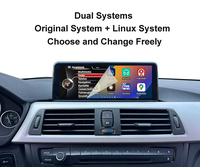Radio Estéreo con Pantalla Táctil Inalámbrica CarPlay de 10.25'' para BMW X3/X4 F25/F26, Pantalla para el Tablero con Android Auto y CarPlay