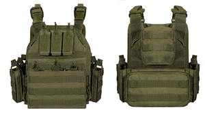 त्वरित रिलीज सुरक्षा प्लेट वाहक सामरिक स्वैट कवच निहित हरा 900d कैमियो प्लेट वाहक - Product Image 3