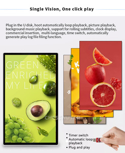 Thâm quyến 55 inch Wall Mount LCD Máy nghe nhạc quảng cáo màn hình cảm ứng kỹ thuật số biển - Product Image 6