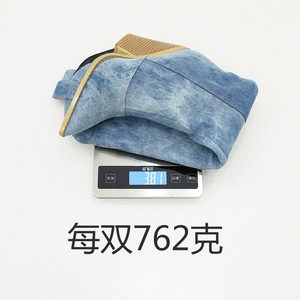 Hot Sale Botas Mujer Sexy Denim Knee High Cut Blue Jeans <b>Boots</b> for Woman - Product Image 4