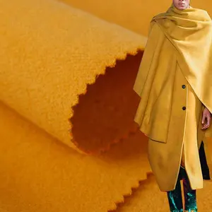 Vải áo khoác len mùa đông hai mặt siêu mềm chất liệu tweed giá sỉ xuất xưởng dành cho nam - Product Image 1