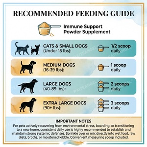 Poudre de soutien immunitaire premium pour animaux de compagnie, <span class=keywords><strong>b</strong></span>êta-glucanes, supplément de vitamine C pour chiens et chats, étiquette privée OEM - Product Image 5