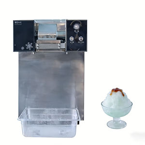 Máquina de Hielo Eléctrica Comercial para Pequeños Negocios, Máquina de Hielo en Escamas Automática para la Industria Alimentaria, Hoteles, Exteriores, Acero Inoxidable - Product Image 2
