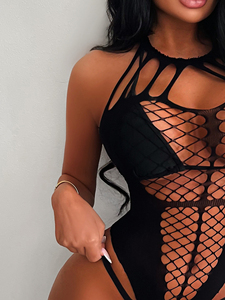 Lingerie <span class=keywords><strong>sexy</strong></span>, Bodys, Combinaisons intégrales, Jupes de club, Combinaisons grande taille pour femme, en dentelle, dos nu, transparentes, écologiques, style strip-teaseuse - Product Image 4
