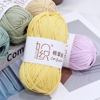 Nouvel Arrivage : Chapeau en Coton Lavable, Sac en Raphia Tressé, Sac DIY Tricoté à la Main au Crochet Couleurs Dopamine, Fil Prêt pour l'Été