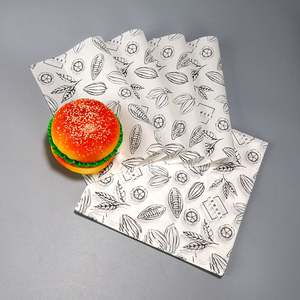 Papier d'emballage pour beurre biodégradable de qualité alimentaire imprimé sur mesure, résistant à la graisse, 38-90g, pour sandwich, pizza, pain - Product Image 6