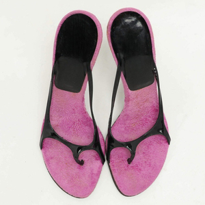 Sandalias de tacón alto de aguja con punta abierta para mujer, talla grande 45, para fiesta, ajuste ancho, de gamuza de colores mixtos - Product Image 3