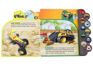 หนังสือเสียงแบบโต้ตอบสำหรับเด็ก 10 ปุ่มเสียง สำหรับเด็กเรียนรู้เสียงจราจร - Product Image 3