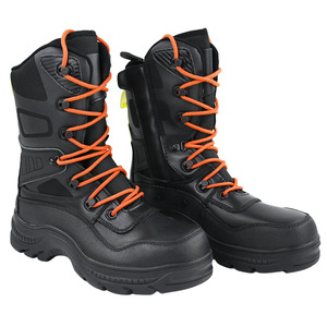 Usine En Gros <span class=keywords><strong>Pompier</strong></span> Équipement De Sauvetage Résistant À La Chaleur En Cuir <span class=keywords><strong>Pompier</strong></span> <span class=keywords><strong>Pompier</strong></span> Bottes - Product Image 1