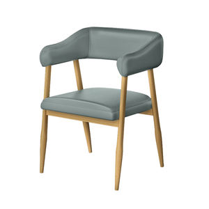 Meubles de café modernes personnalisables, ensemble table et chaises pour restaurant de restauration rapide avec table blanche et canapé en cuir - Product Image 3