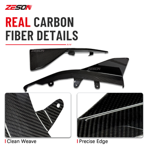 Ailerons arrière en fibre de carbone sèche style AD pour <span class=keywords><strong>BMW</strong></span> Série 2 G42 M240i 220i Coupé Gauche Droit 2021+ - Product Image 4