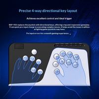 Clavier joystick sans fil BT NKIWI pour contrôleur d'arcade universel pour mobile compatible PC