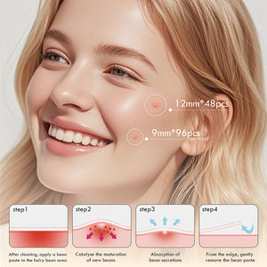 OEM 2% ácido salicílico 144 acné curación espinillas parche Invisible hidrocoloide cubierta pegatina para cara - Product Image 4