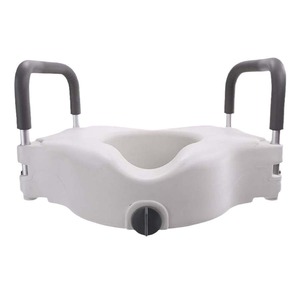 Rehausseur de siège de toilette avec accoudoirs pour personnes âgées, handicapées, enceintes, équipement de sécurité pour la salle de bain - Product Image 2