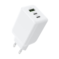 Chargeur USB C 45W 2C1A 3 ports PD à charge rapide, prise murale EU, adaptateur secteur GaN pour téléphone, tablette, ordinateur portable