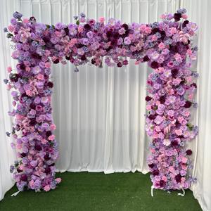 HI-SFA002 Wholesale artificial square Flower Arch square wedding arch backdrop square flower arch wedding arch flower decoration - Product Image 5