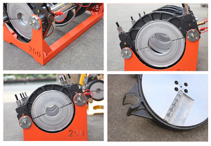 Máquina de Fusión a Tope Semiautomática Hidráulica de 250 mm <span class=keywords><strong>para</strong></span> Tuberías de Plástico de 90-250 mm - Product Image 4